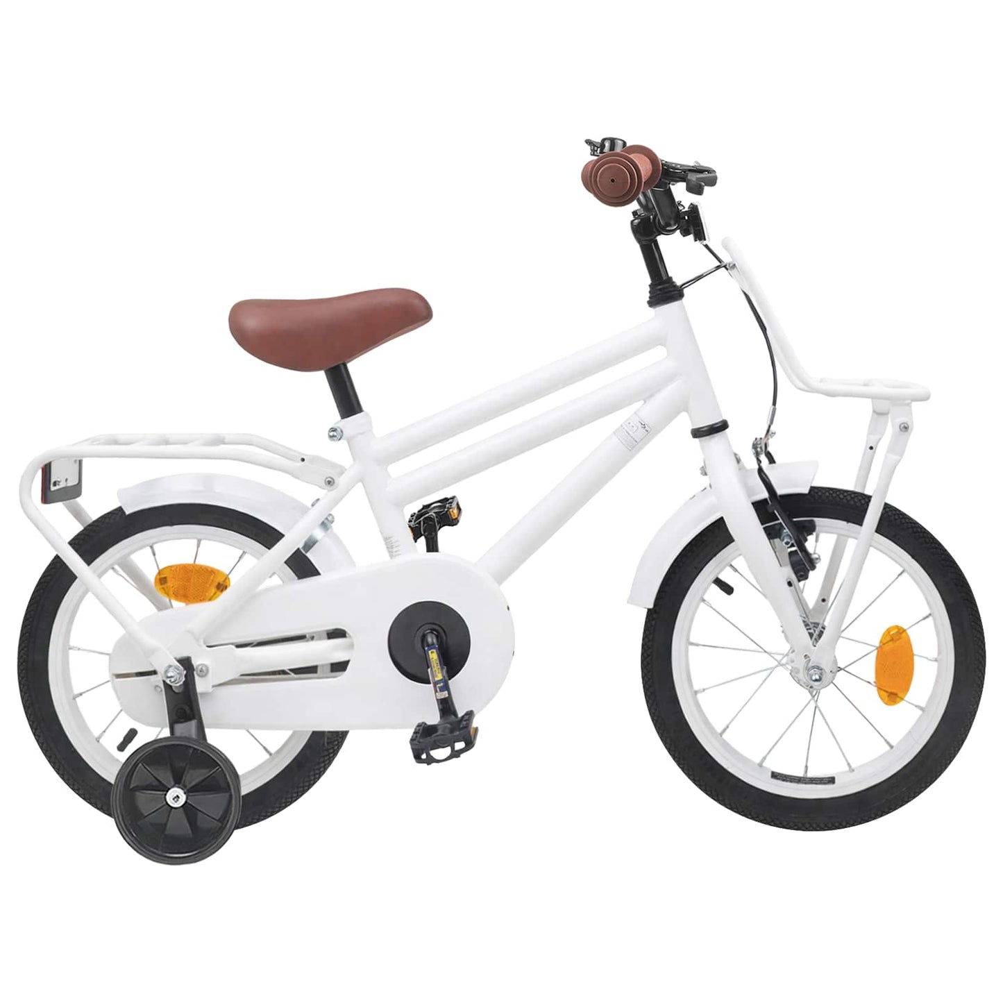 vidaXL Kids Bike 12 Inches for 2-4 Years Old White
