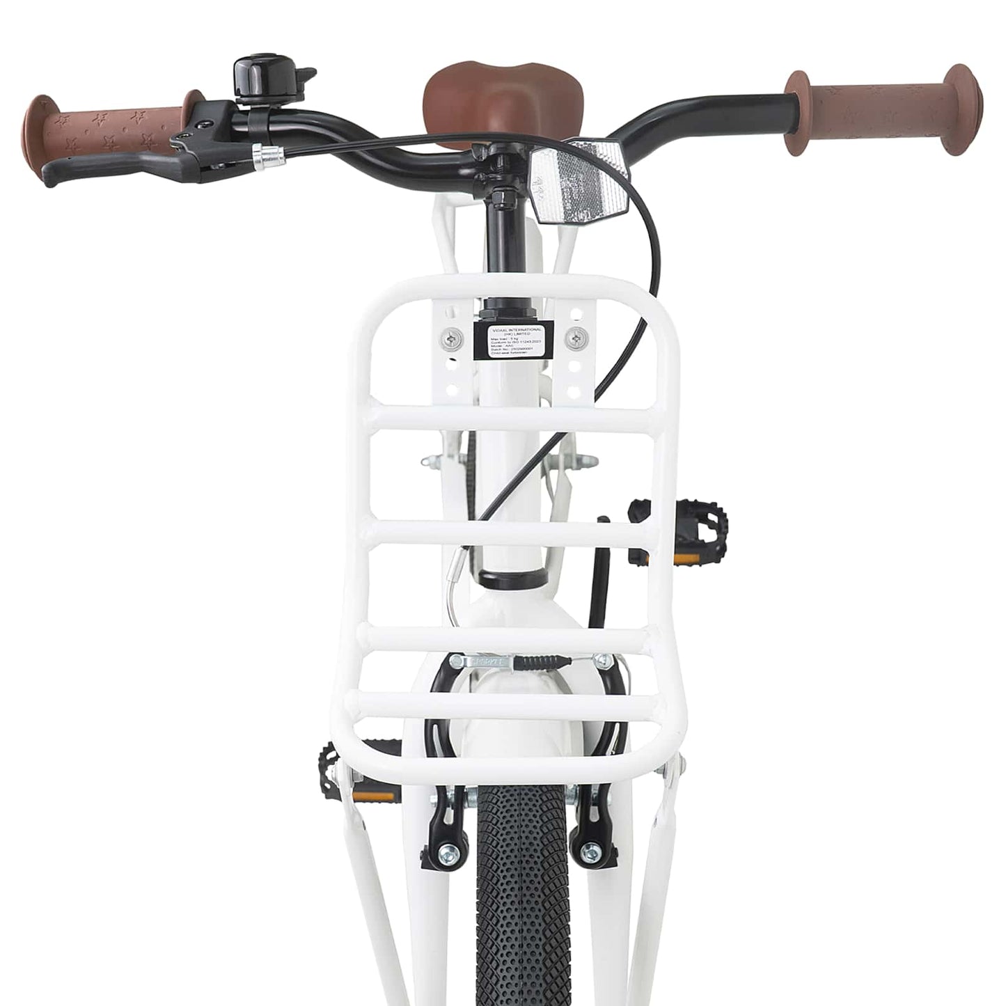 vidaXL Kids Bike 20 Inches for 6-11 Years Old White