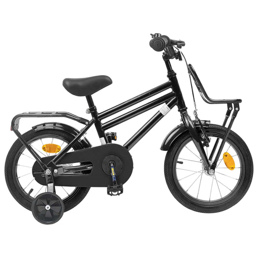 vidaXL Kids Bike 16 Inches for 4-6 Years Old Black