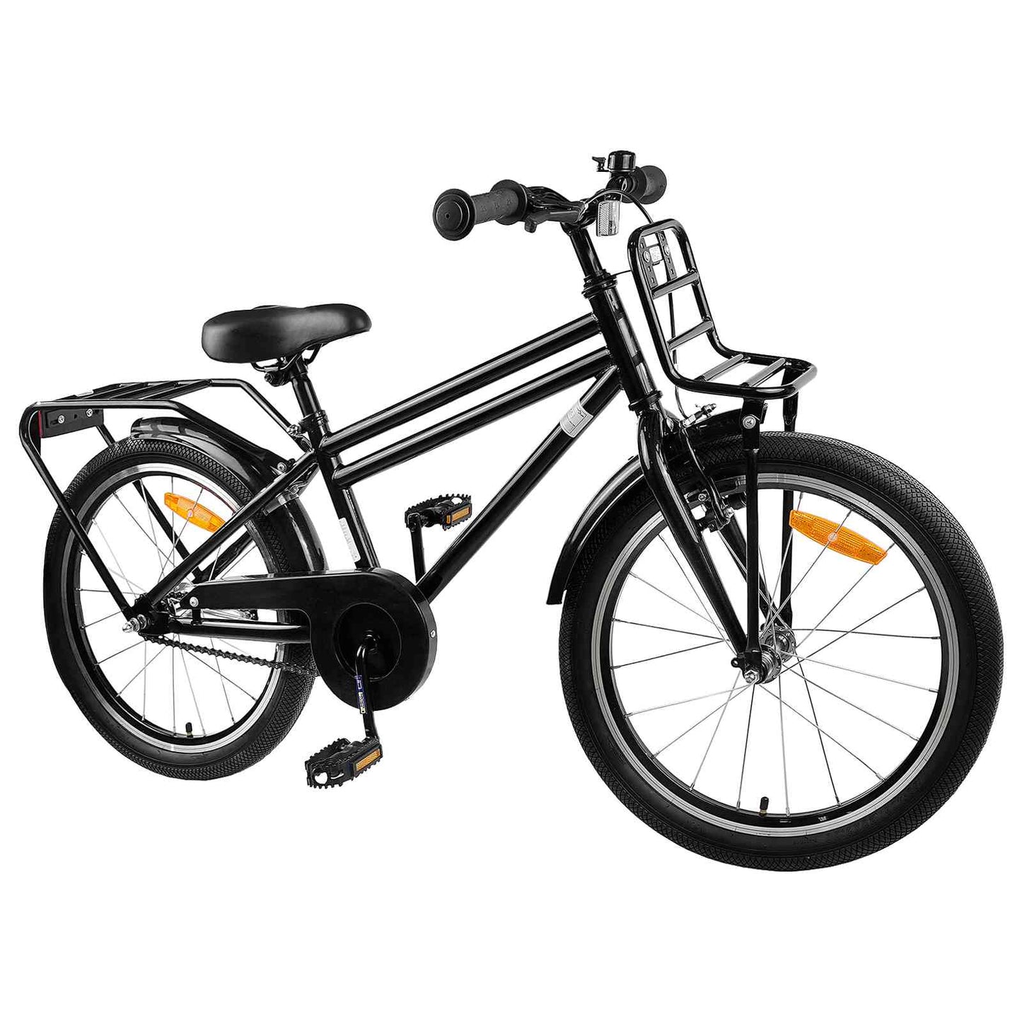 vidaXL Kids Bike 20 Inches for 6-11 Years Old Black