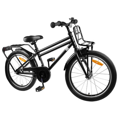 vidaXL Kids Bike 20 Inches for 6-11 Years Old Black