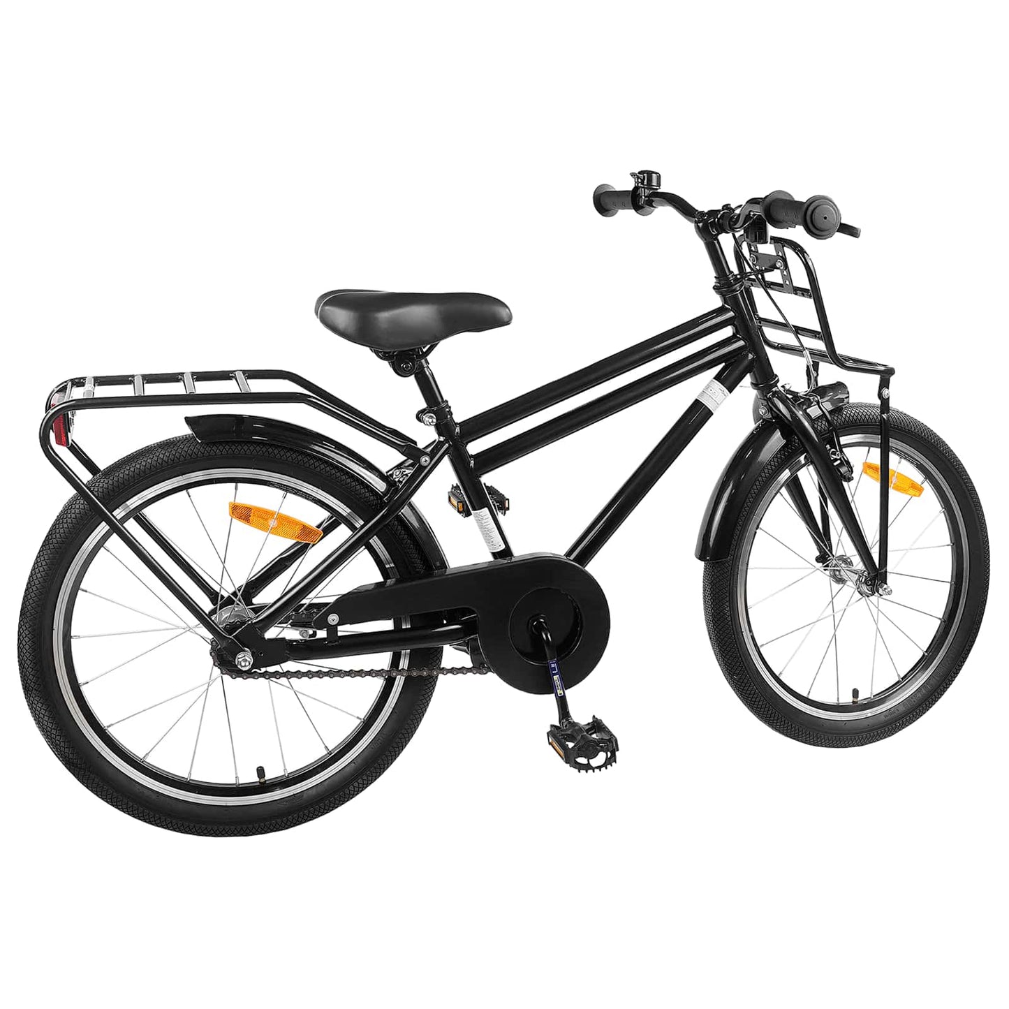 vidaXL Kids Bike 20 Inches for 6-11 Years Old Black