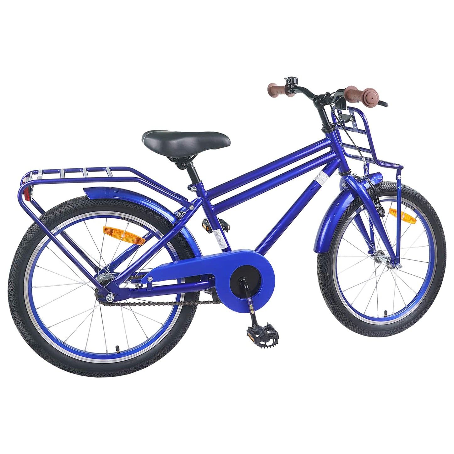 vidaXL Kids Bike 18 Inches for 5-7 Years Old Dark Blue
