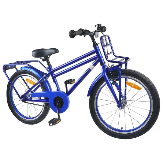 vidaXL Kids Bike 20 Inches for 6-11 Years Old Dark Blue