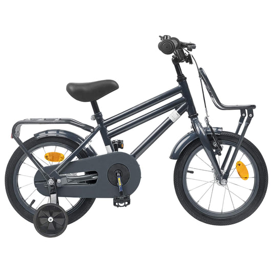 vidaXL Kids Bike 16 Inches for 4-6 Years Old Dark Grey
