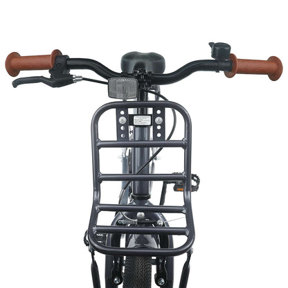 vidaXL Kids Bike 22 Inches for 7-12 Years Old Dark Grey