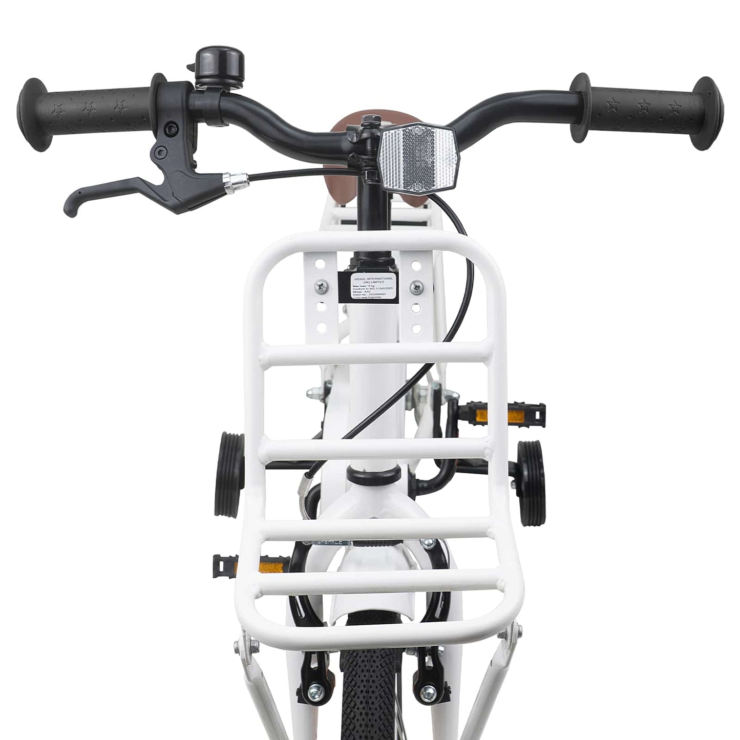 vidaXL Kids Bike 12 Inches for 2-4 Years Old White
