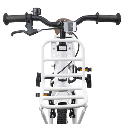 vidaXL Kids Bike 14 Inches for 3-5 Years Old White
