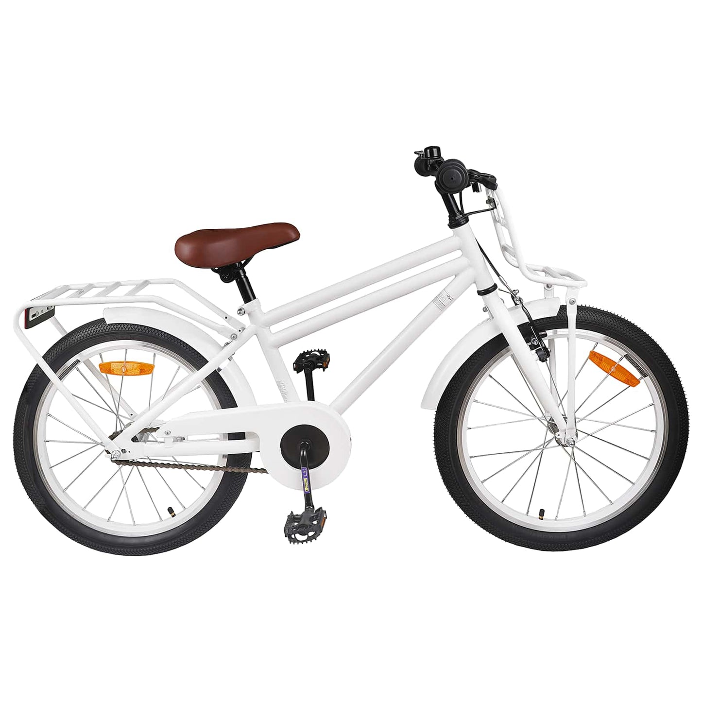 vidaXL Kids Bike 22 Inches for 7-12 Years Old White