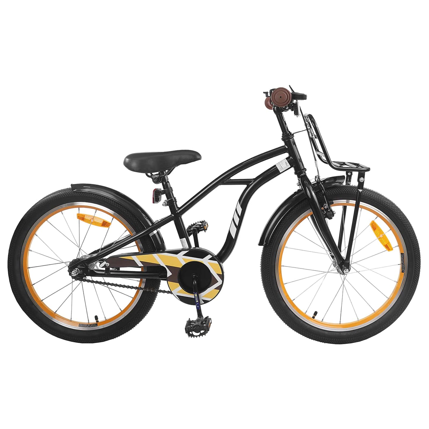vidaXL Kids Bike 20 Inches for 6-11 Years Old Black