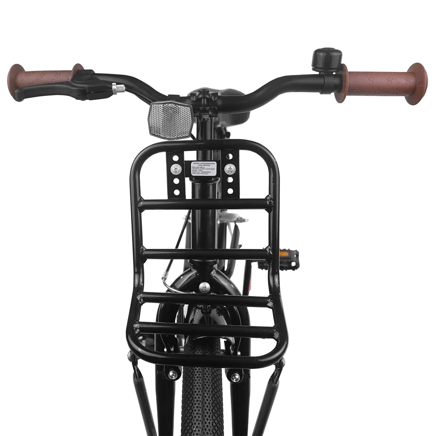 vidaXL Kids Bike 22 Inches for 7-12 Years Old Black