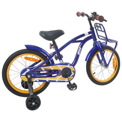 vidaXL Kids Bike 16 Inches for 4-6 Years Old Dark Blue