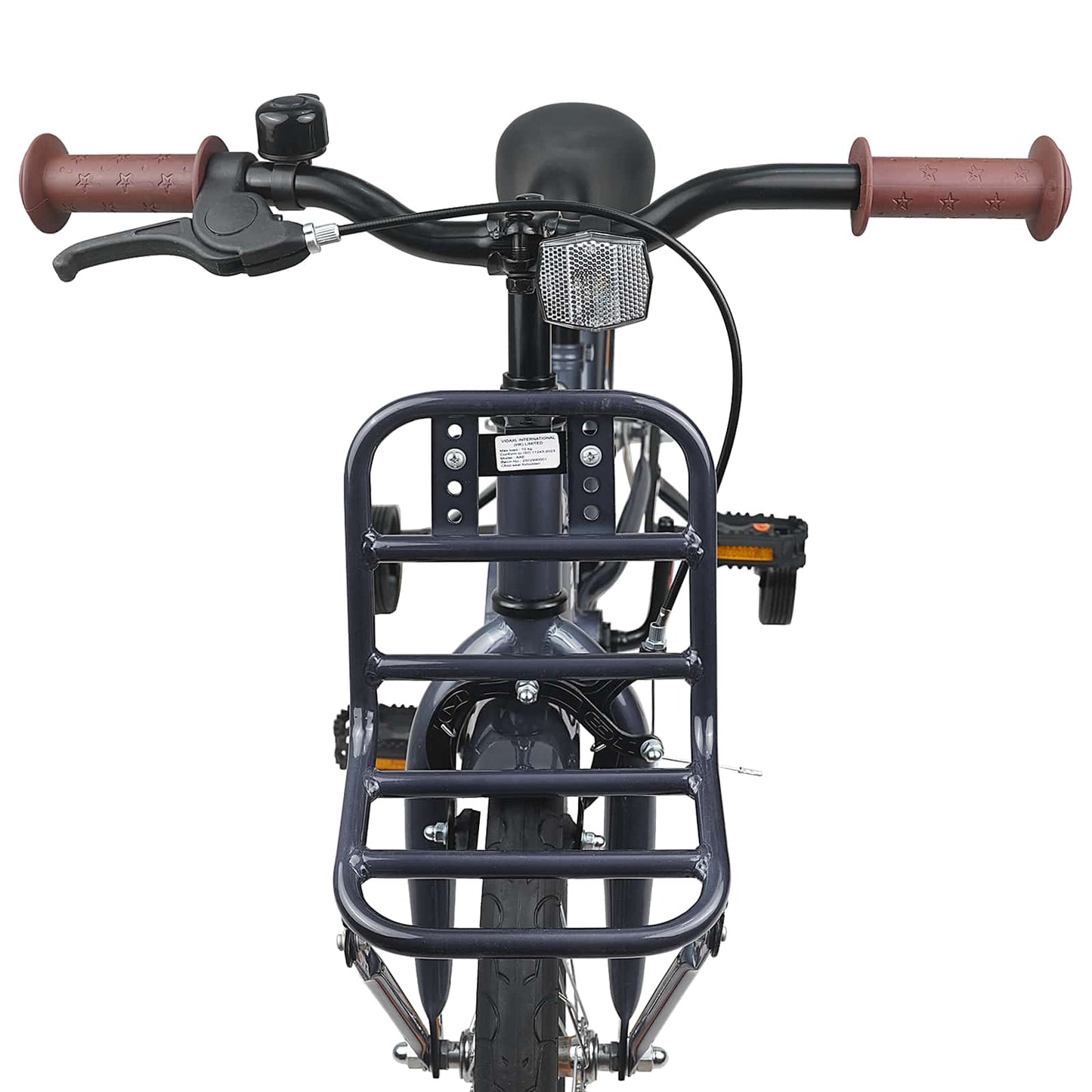 vidaXL Kids Bike 16 Inches for 4-6 Years Old Dark Grey