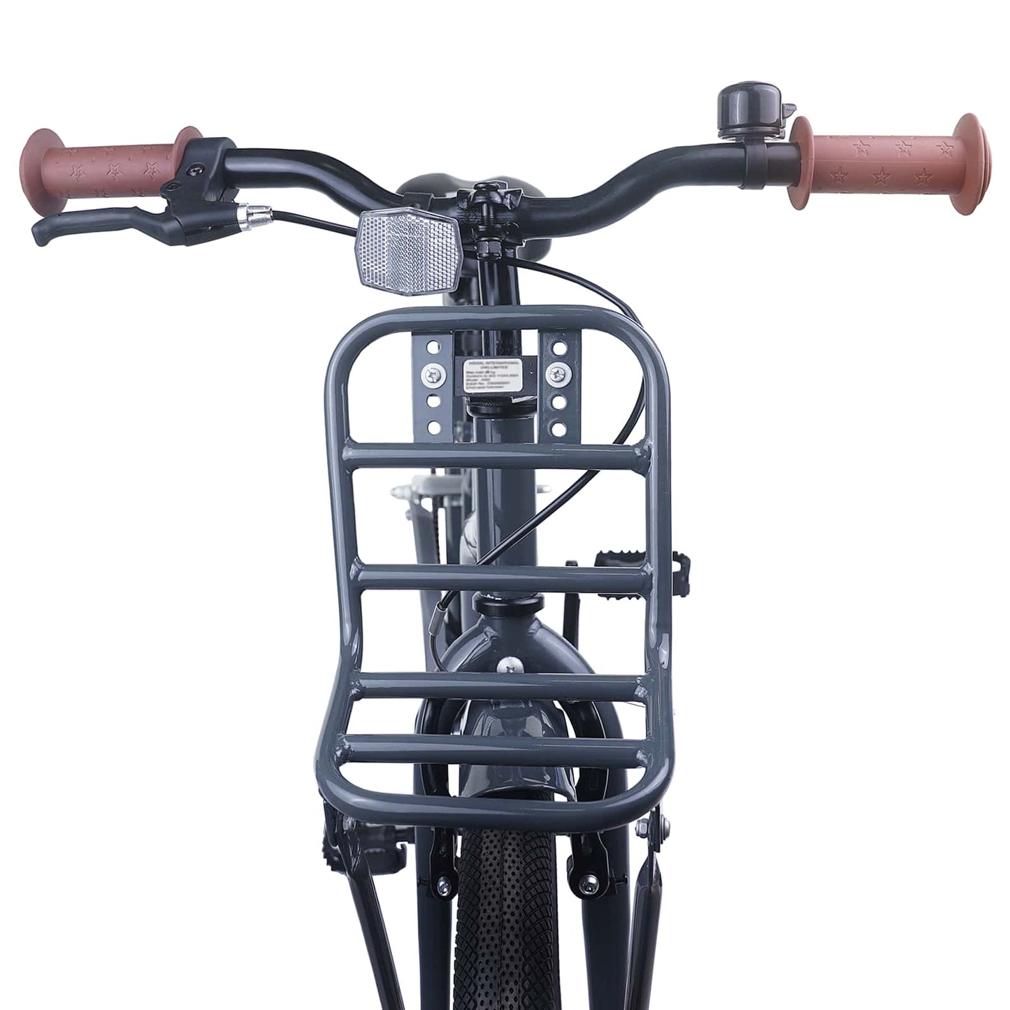 vidaXL Kids Bike 18 Inches for 5-7 Years Old Dark Grey
