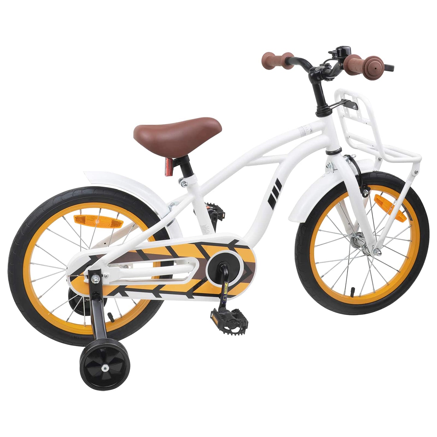 vidaXL Kids Bike 16 Inches for 4-6 Years Old White