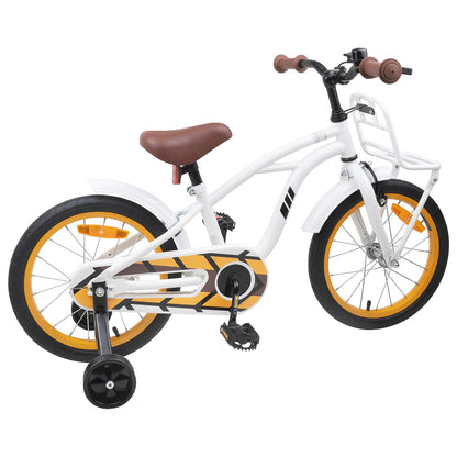 vidaXL Kids Bike 16 Inches for 4-6 Years Old White