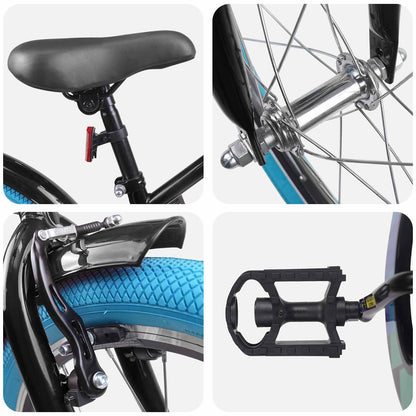 vidaXL Kids Bike 20'' for 6-11 Years Old Black