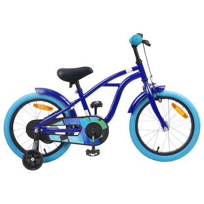 vidaXL Kids Bike 16'' for 4-6 Years Old Dark Blue