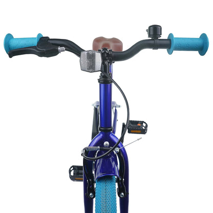 vidaXL Kids Bike 22'' for 7-12 Years Old Dark Blue