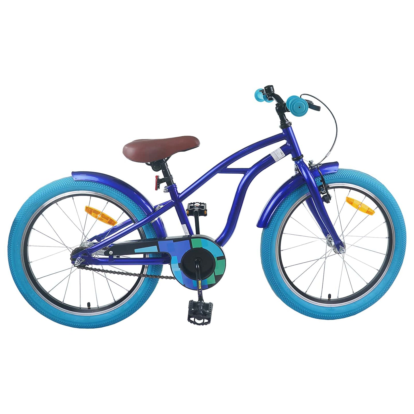 vidaXL Kids Bike 22'' for 7-12 Years Old Dark Blue