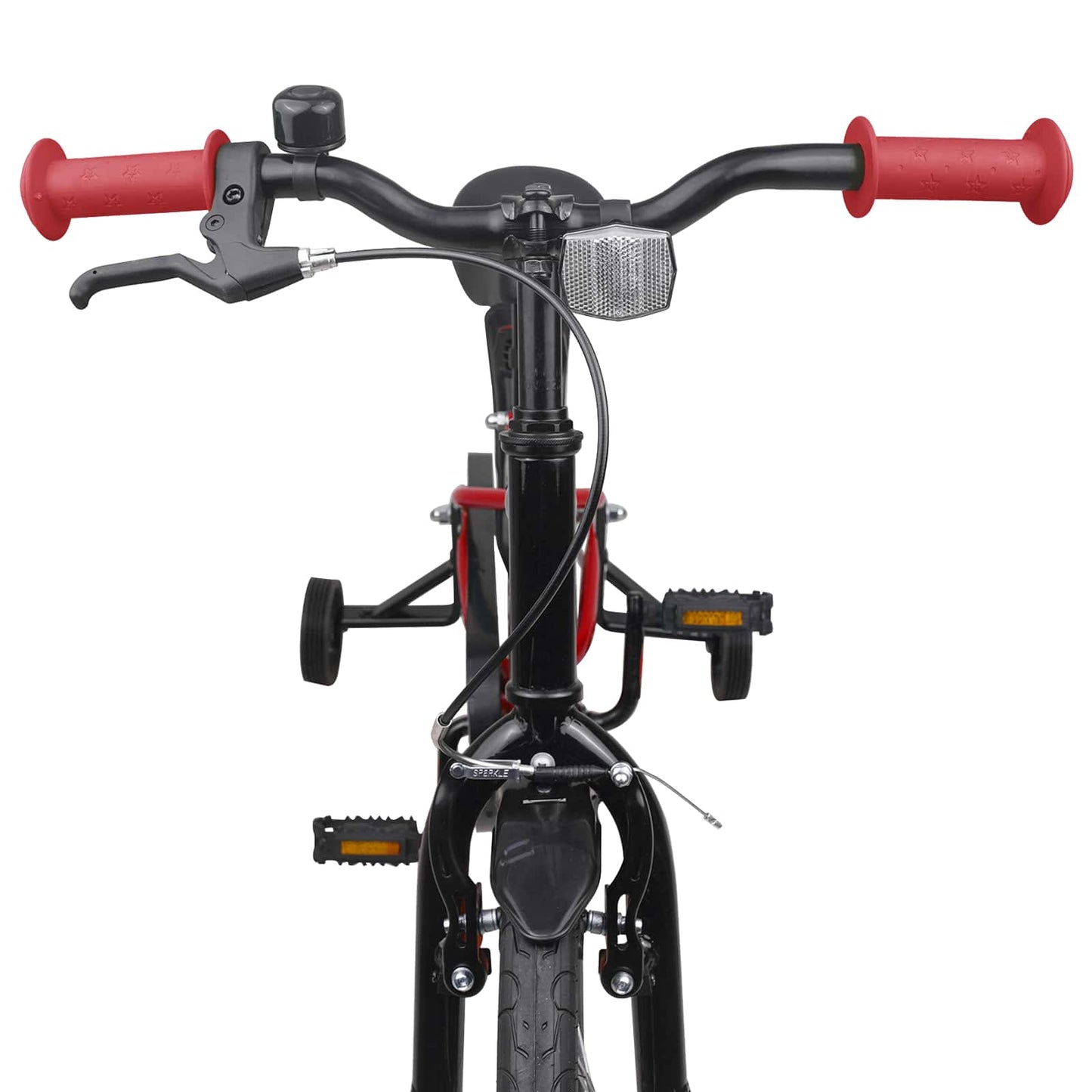 vidaXL Kids Bike 16 Inches for 4-6 Years Old Red Black