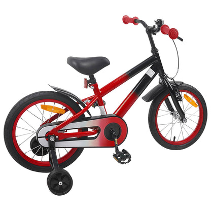 vidaXL Kids Bike 16 Inches for 4-6 Years Old Red Black
