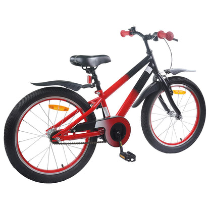 vidaXL Kids Bike 20 Inches for 6-11 Years Old Red and Black
