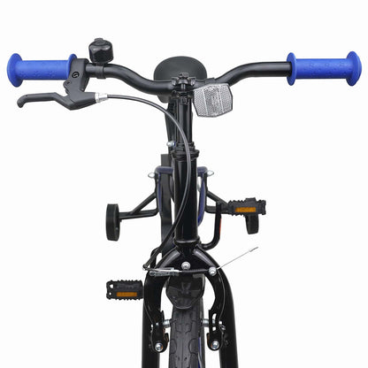 vidaXL Kids Bike 16 Inches for 4-6 Years Old Blue Black