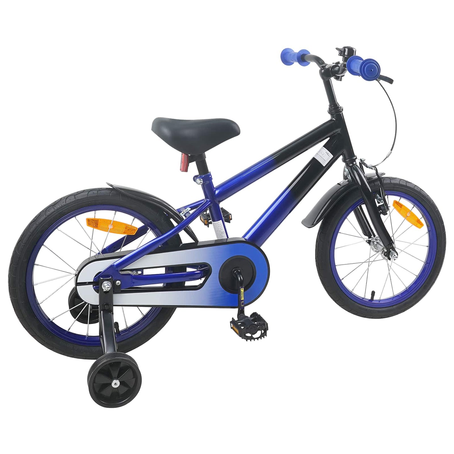 vidaXL Kids Bike 16 Inches for 4-6 Years Old Blue Black
