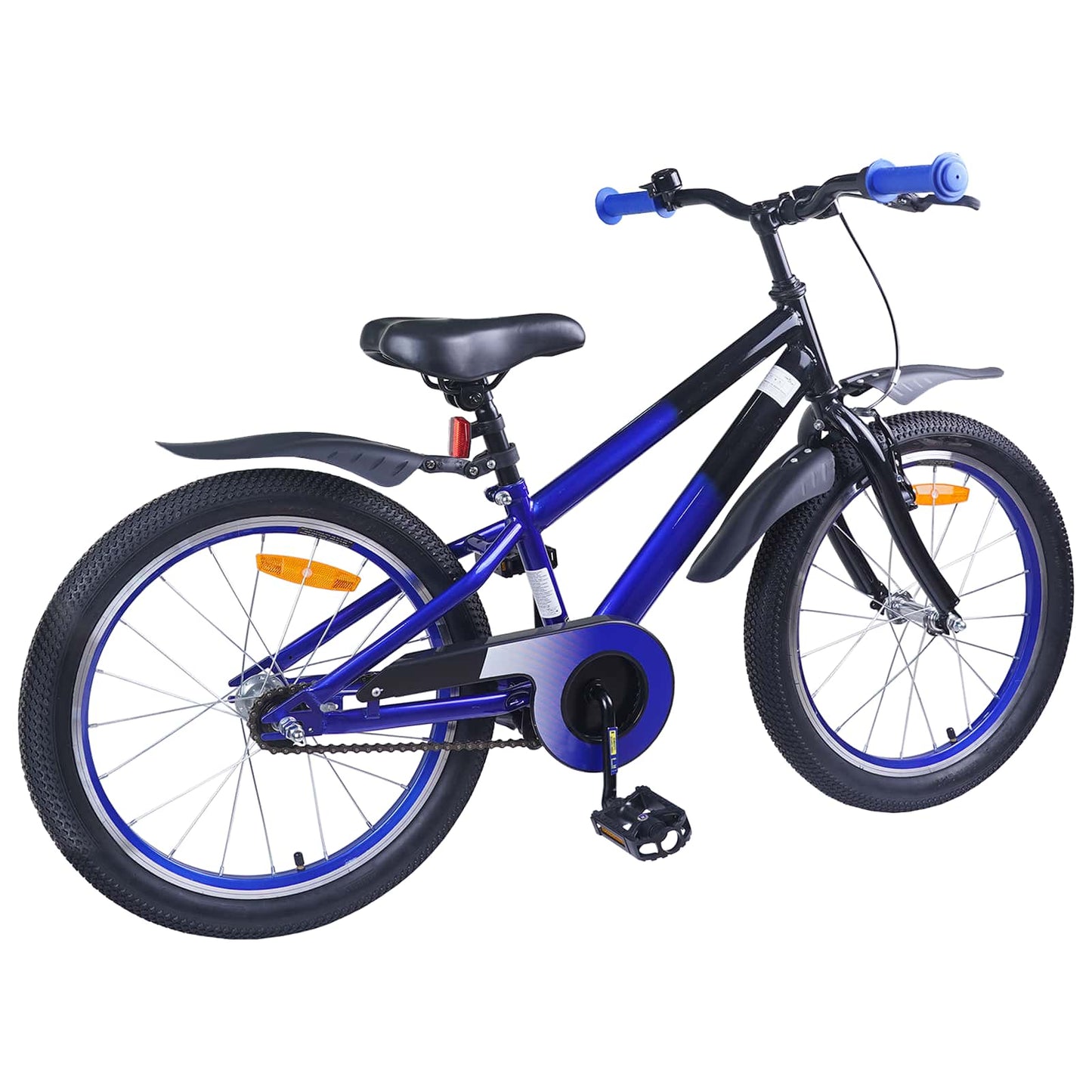 vidaXL Kids Bike 18 Inches for 5-7 Years Old Blue Black