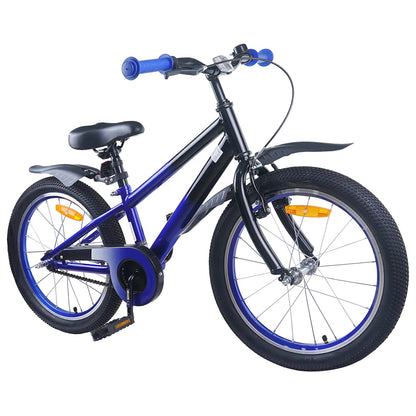 vidaXL Kids Bike 20 Inches for 6-11 Years Old Blue Black