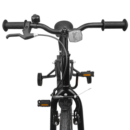 vidaXL Kids Bike 16 Inches for 4-6 Years Old Black