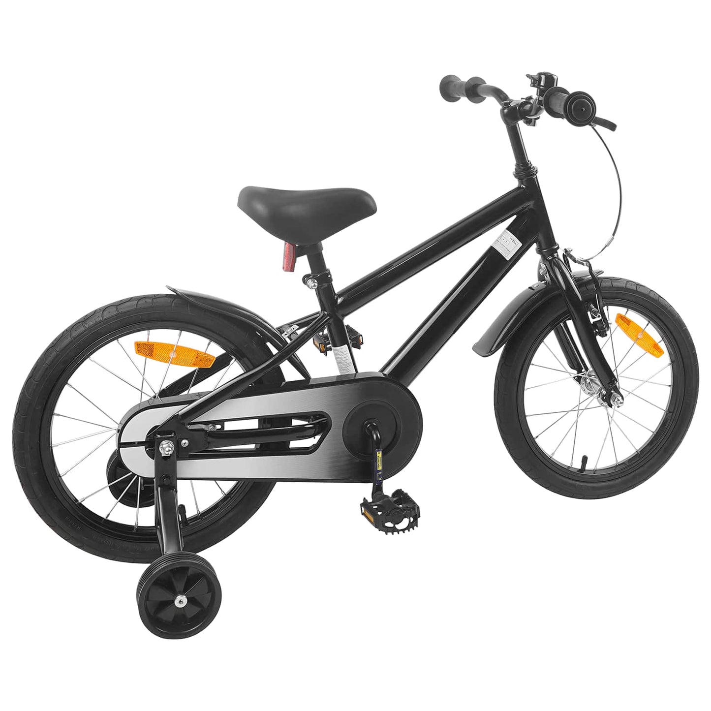 vidaXL Kids Bike 16 Inches for 4-6 Years Old Black