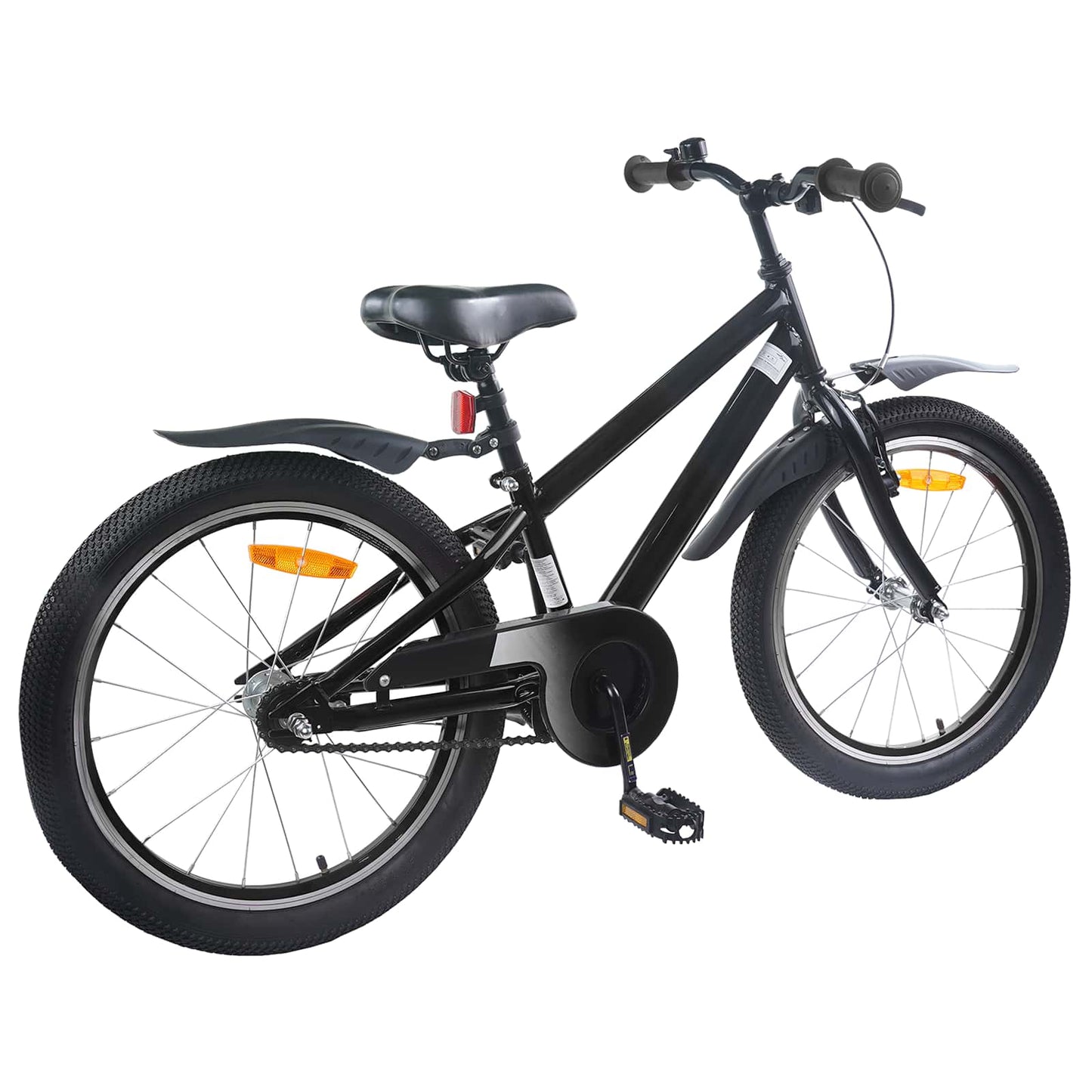 vidaXL Kids Bike 18 Inches for 5-7 Years Old Black