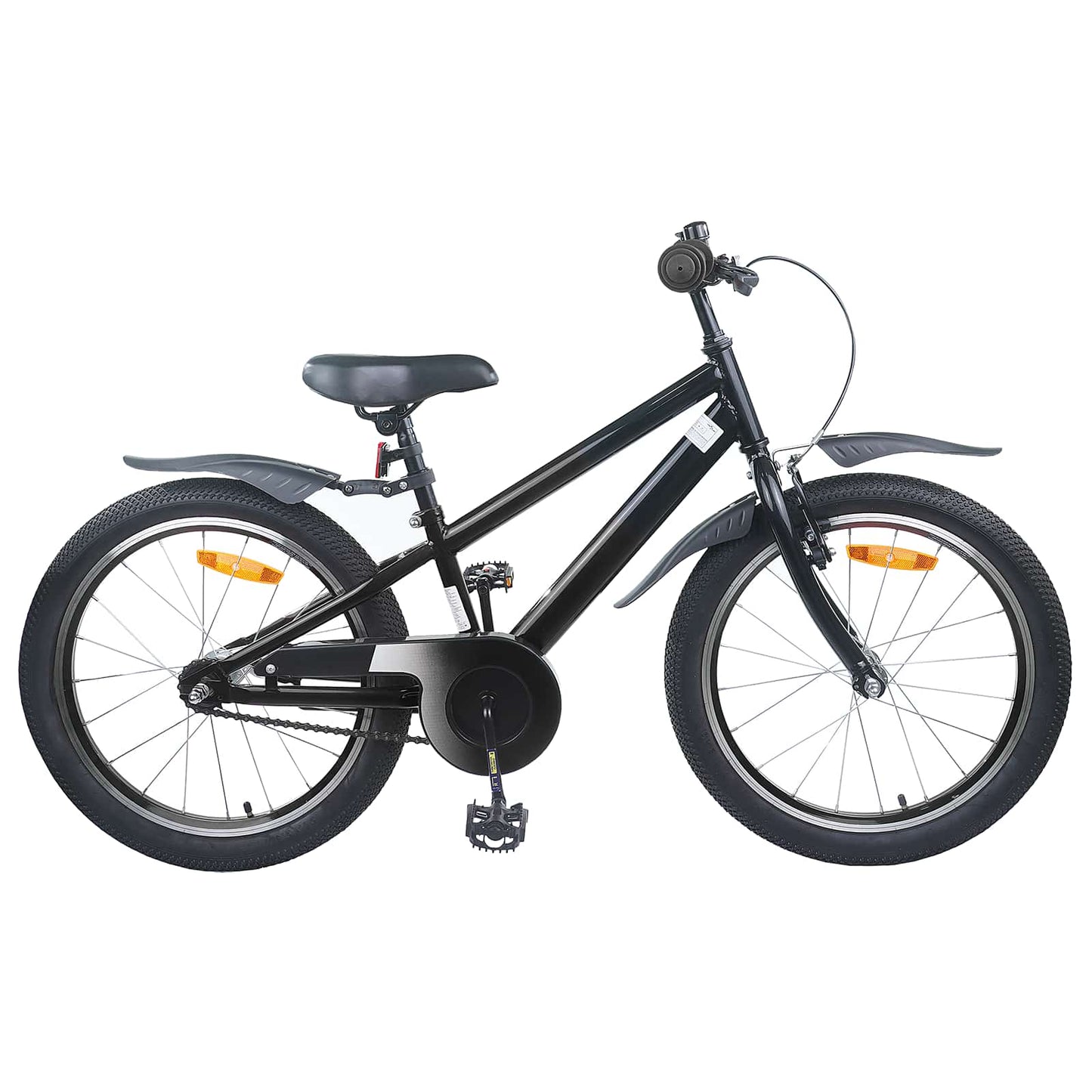 vidaXL Kids Bike 20 Inches for 6-11 Years Old Black