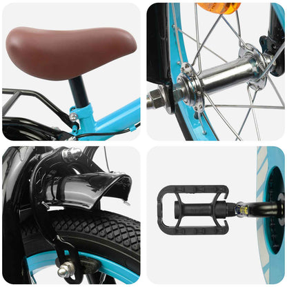 vidaXL Kids Bike 12 Inches for 2-4 Years Old Light Blue
