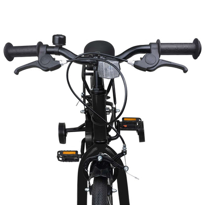 vidaXL Kids Bike 16 Inches for 4-6 Years Old Black
