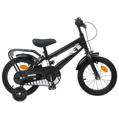 vidaXL Kids Bike 16 Inches for 4-6 Years Old Black