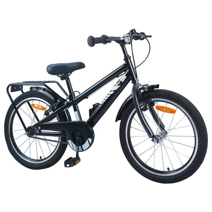 vidaXL Kids Bike 18 Inches for 5-7 Years Old Black