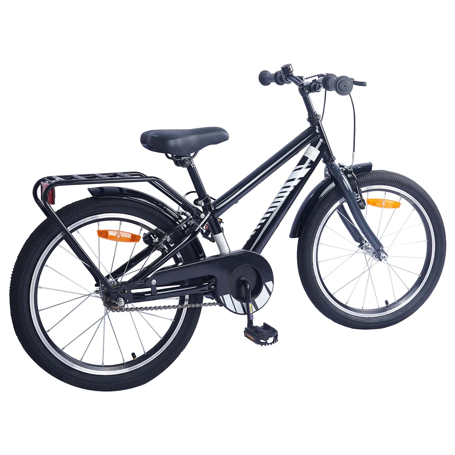 vidaXL Kids Bike 18 Inches for 5-7 Years Old Black