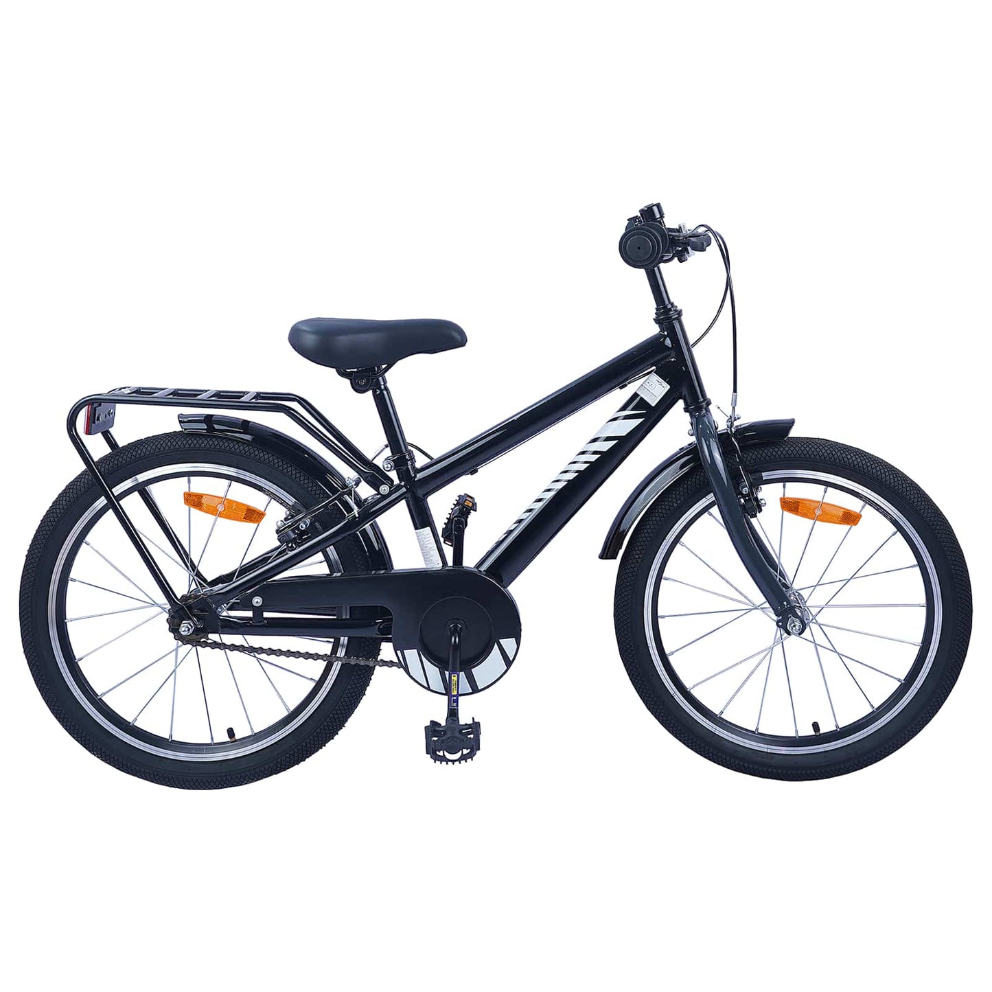 vidaXL Kids Bike 18 Inches for 5-7 Years Old Black