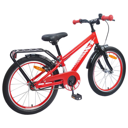 vidaXL Kids Bike 18 Inches for 5-7 Years Old Red