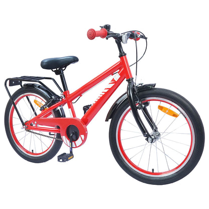 vidaXL Kids Bike 20 Inches for 6-11 Years Old Red