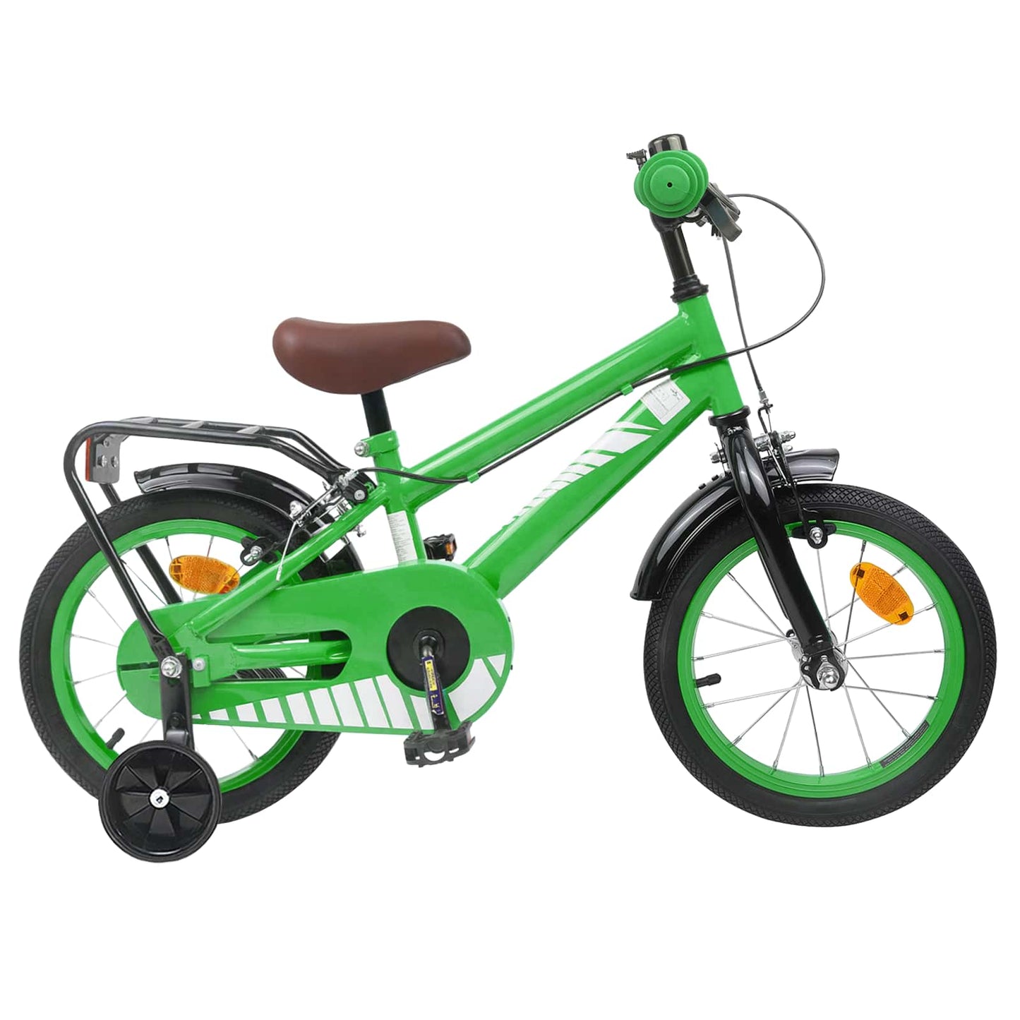 vidaXL Kids Bike 12 Inches for 2-4 Years Old Green