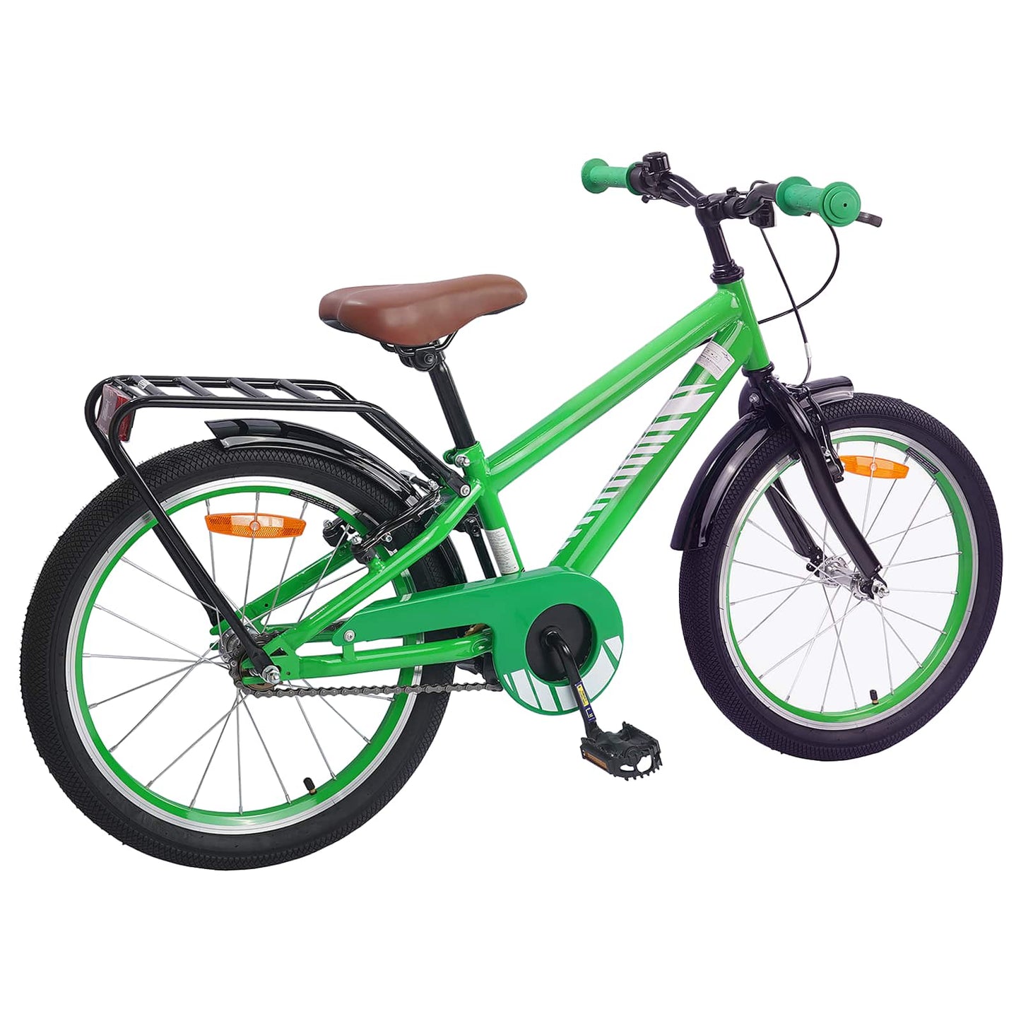 vidaXL Kids Bike 20 Inches for 6-11 Years Old Green
