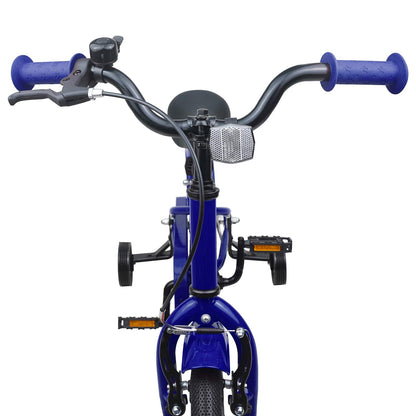 vidaXL Kids Bike 12 Inches for 2-4 Years Old Dark Blue