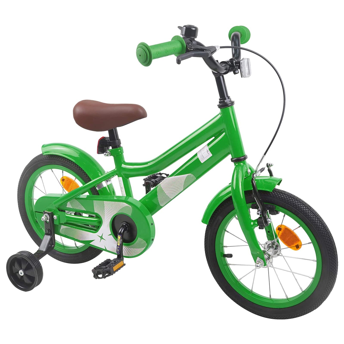 vidaXL Kids Bike 16 Inches for 4-6 Years Old Green