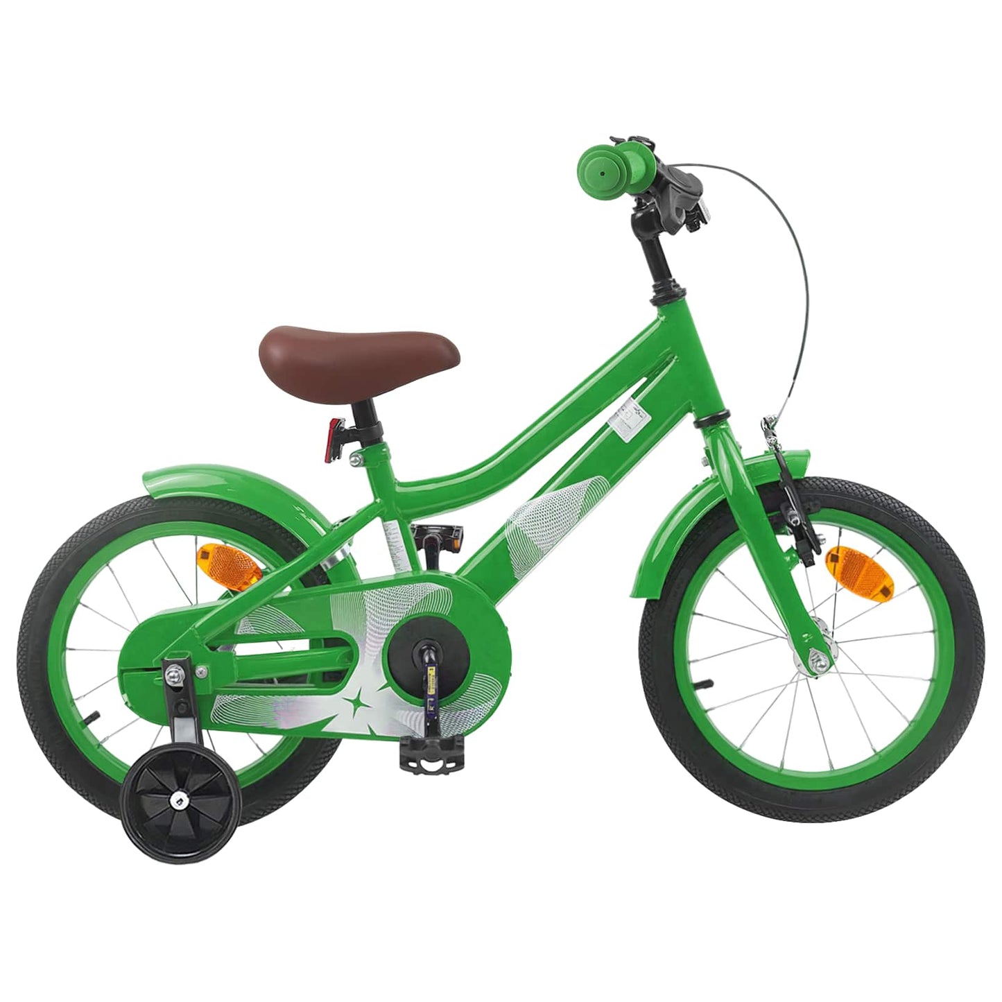 vidaXL Kids Bike 16 Inches for 4-6 Years Old Green