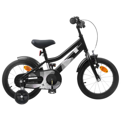 vidaXL Kids Bike 12 Inches for 2-4 Years Old Black