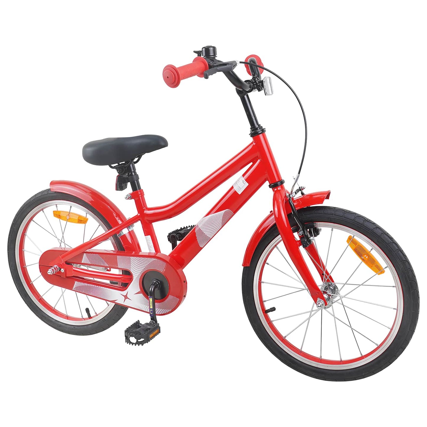 vidaXL Kids Bike 18 Inches for 5-7 Years Old Red